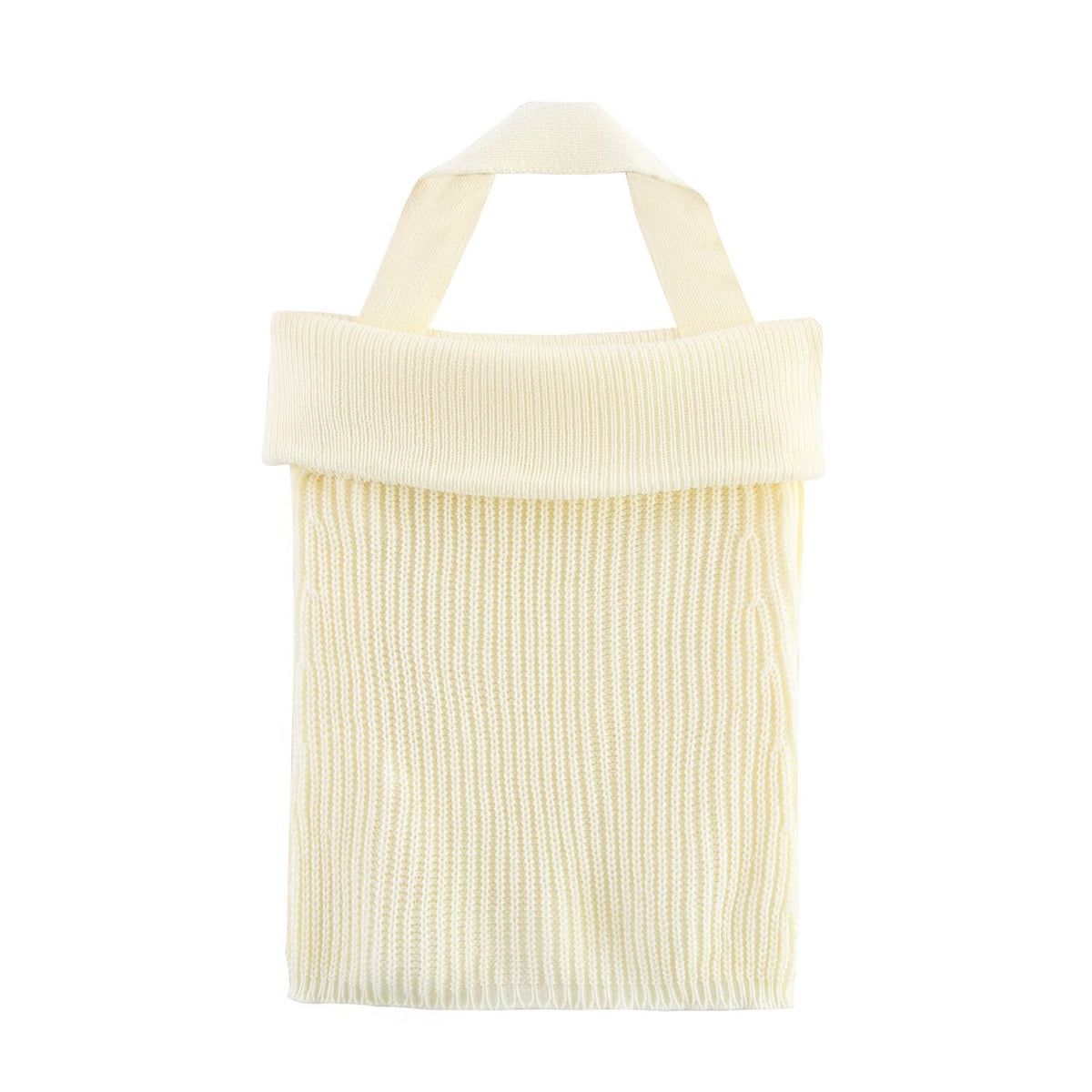 's Backless Hanging Collar Knitted Top
