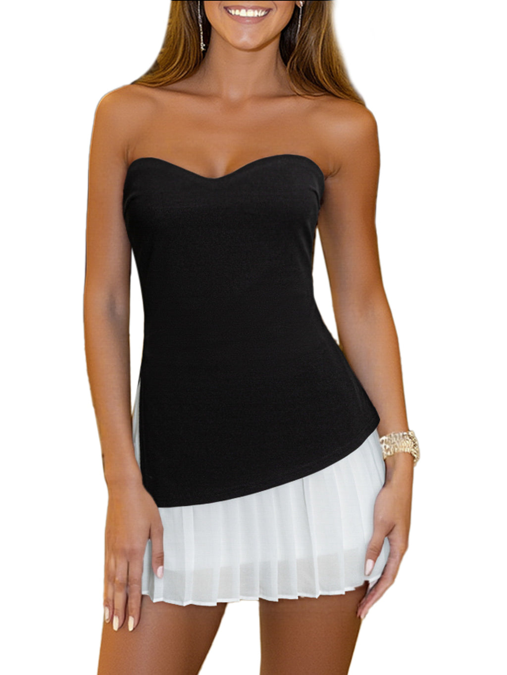 Women's Slit Mini Dress