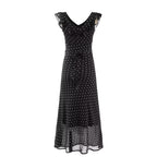 Women's Printed Square-Neck Ruffle Vacation Dress