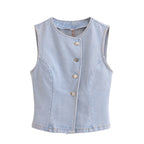 Denim vest