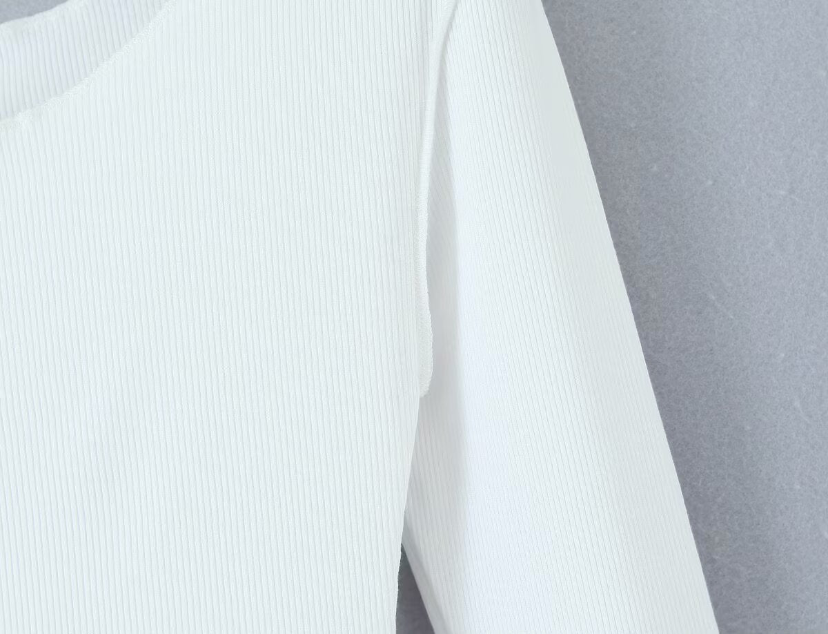 Long-Sleeve Ruffle Tiered A-Line Mini Dress