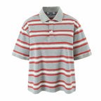 Gray and Red Stripes