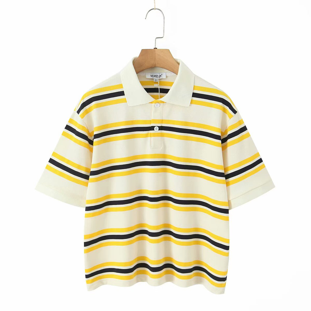 Yellow and Blue Stripes
