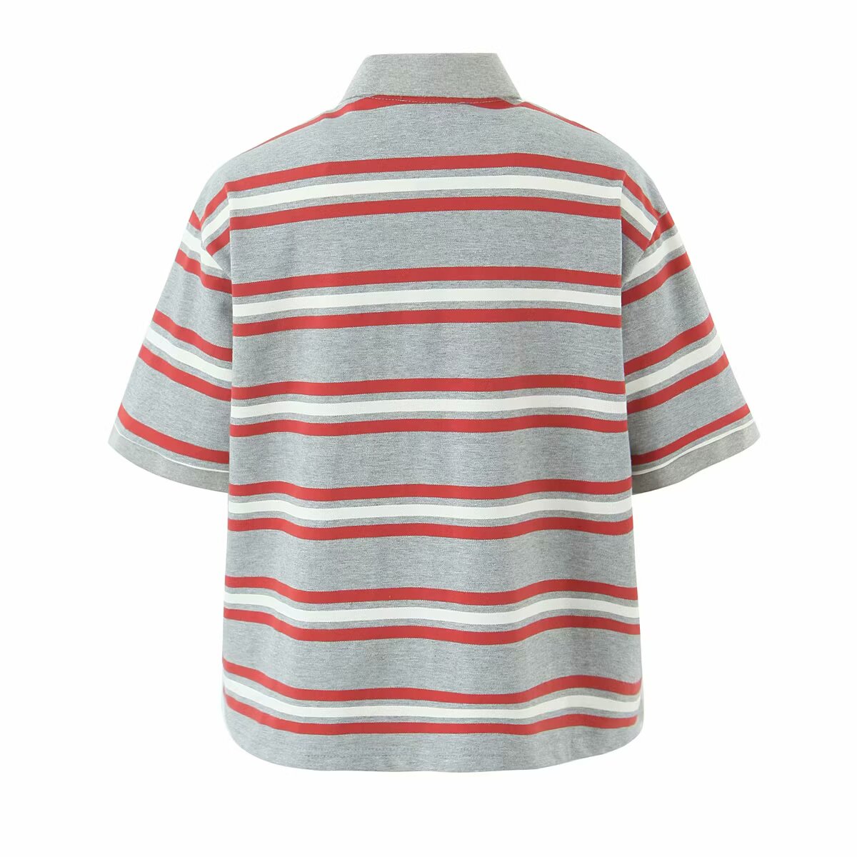 Women's Women’s Retro Striped Polo Shirt