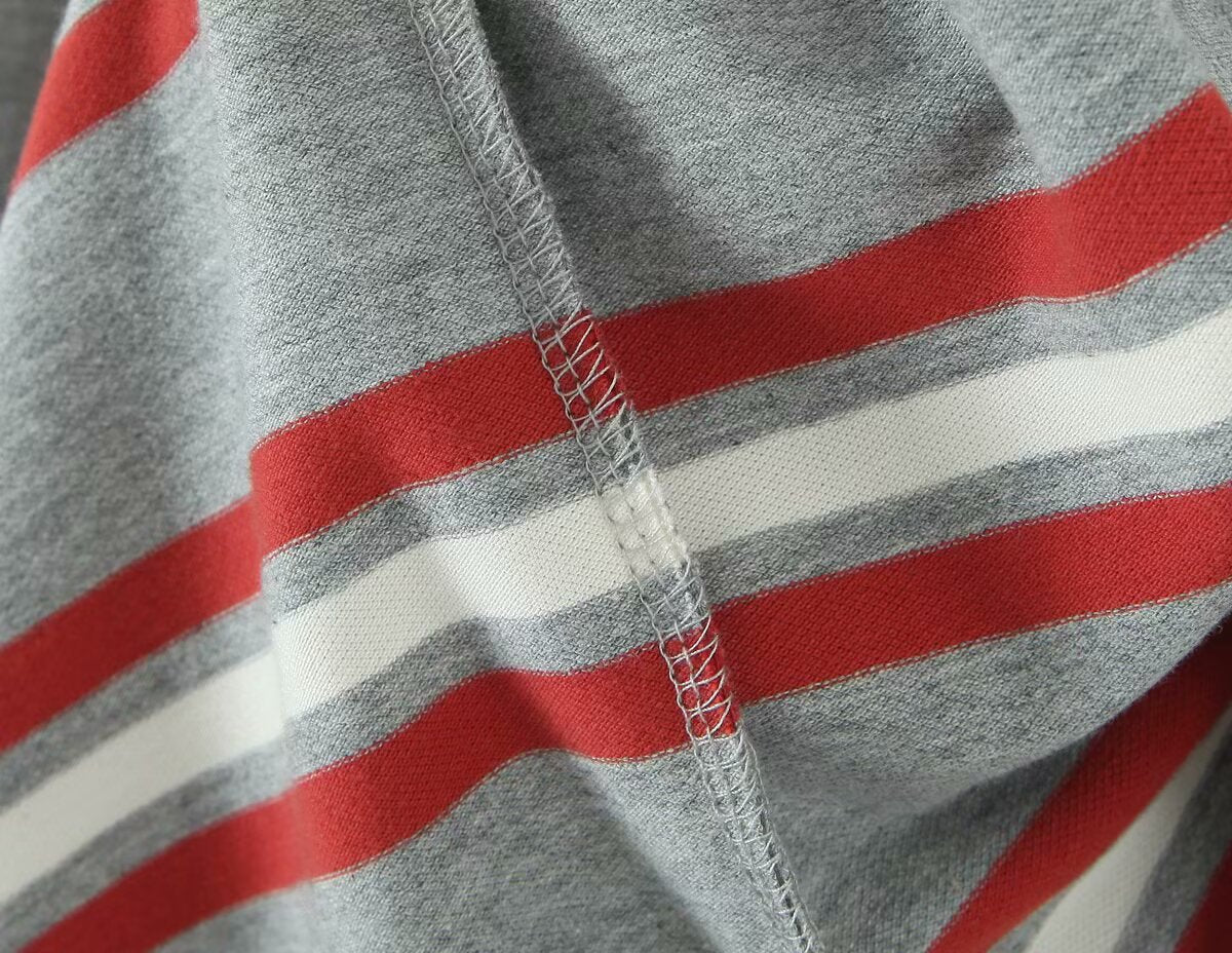 Women's Women’s Retro Striped Polo Shirt