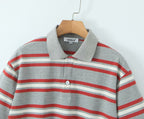 Women's Women’s Retro Striped Polo Shirt