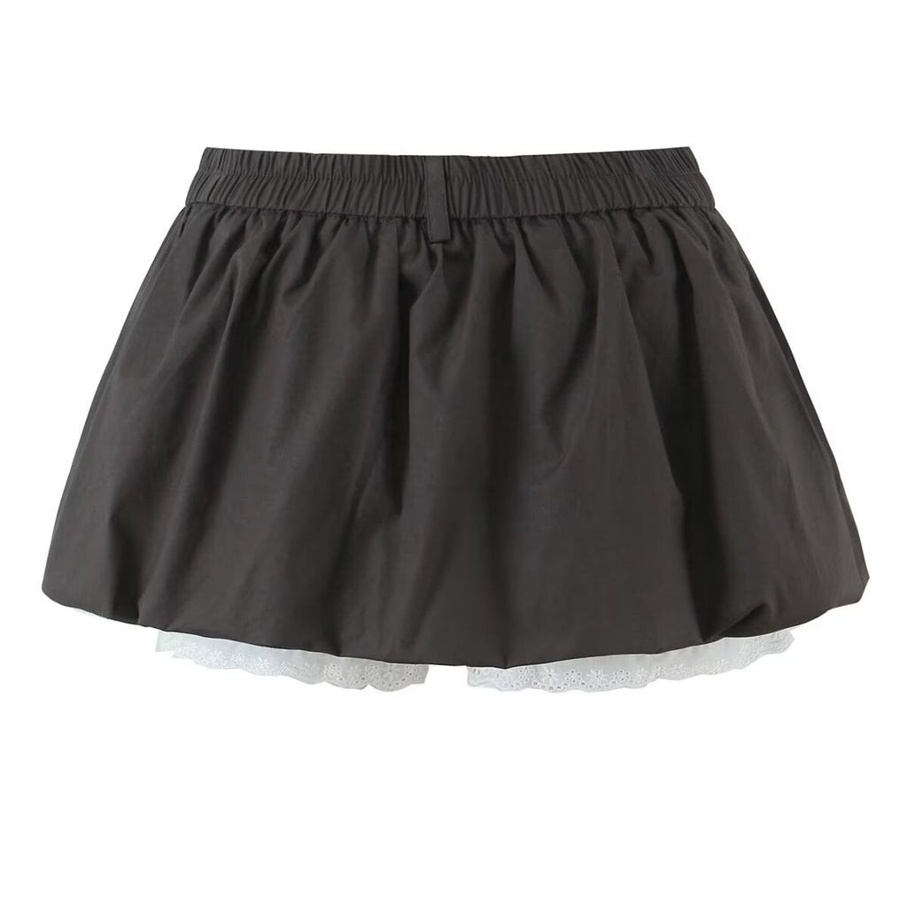 Wear Lace Bud Short Summer Low Waist Anti Pantskirt