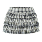 Green Grid Skirt