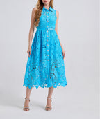 Women's 's Blouse-Style A-Line Dress