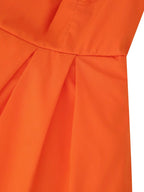 Women's Laminated Metal Decorative Waist Suspender Dress