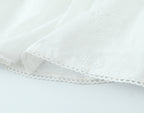 Women's Spaghetti-Strap Embroidered Ruched A-Line Mini Dress