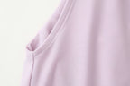 Pleated Draped Collar Sleeveless Top
