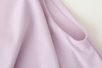 Pleated Draped Collar Sleeveless Top