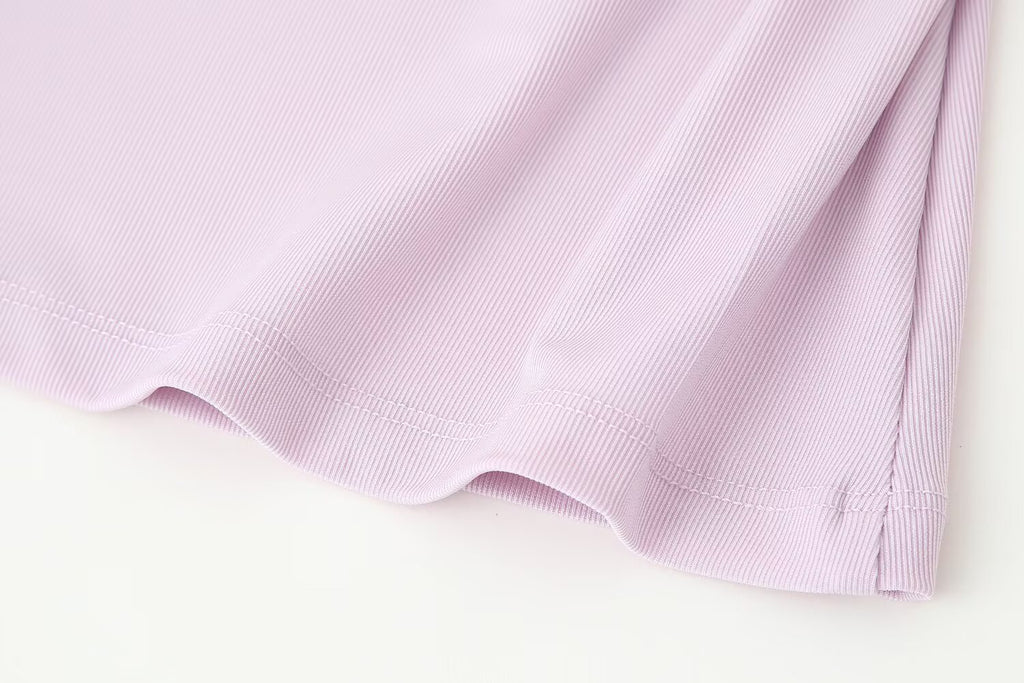 Pleated Draped Collar Sleeveless Top