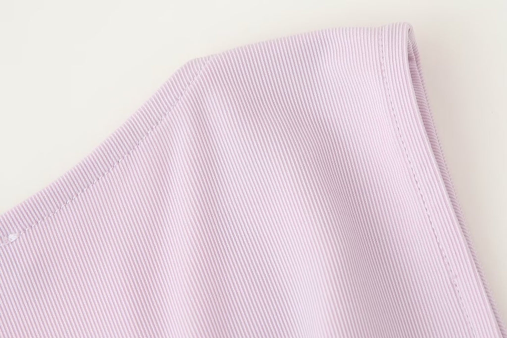 Pleated Draped Collar Sleeveless Top