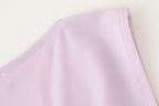 Pleated Draped Collar Sleeveless Top