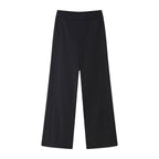 Women's Lace Up Solid Color Long Sleeve Trousers Set