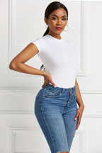 Solid Color Fitted Base Layer Top