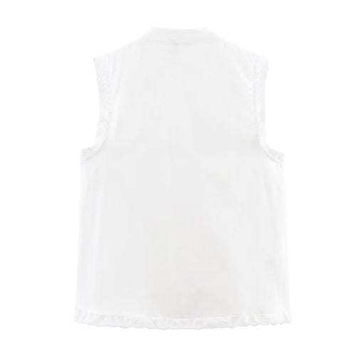 Women's Summer Women Clothing Vertical Lace Romantic Sleeveless Top