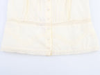 Bow Detail Embroidered Tube Top