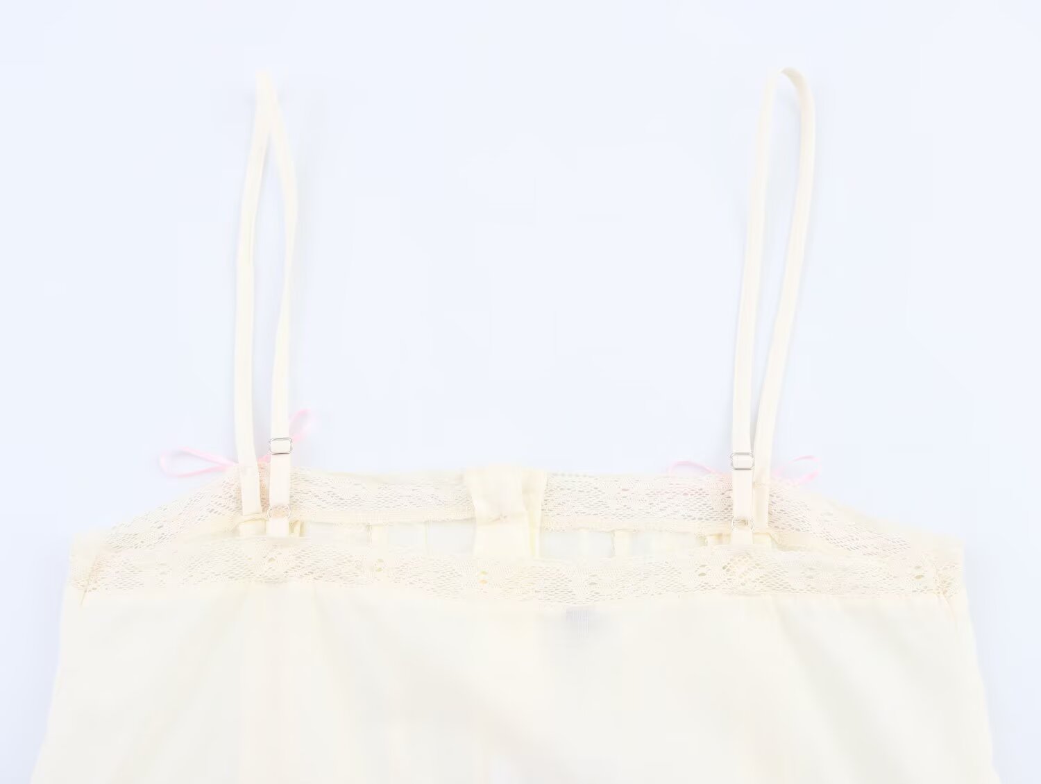 Bow Detail Embroidered Tube Top