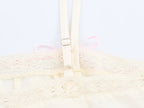 Bow Detail Embroidered Tube Top