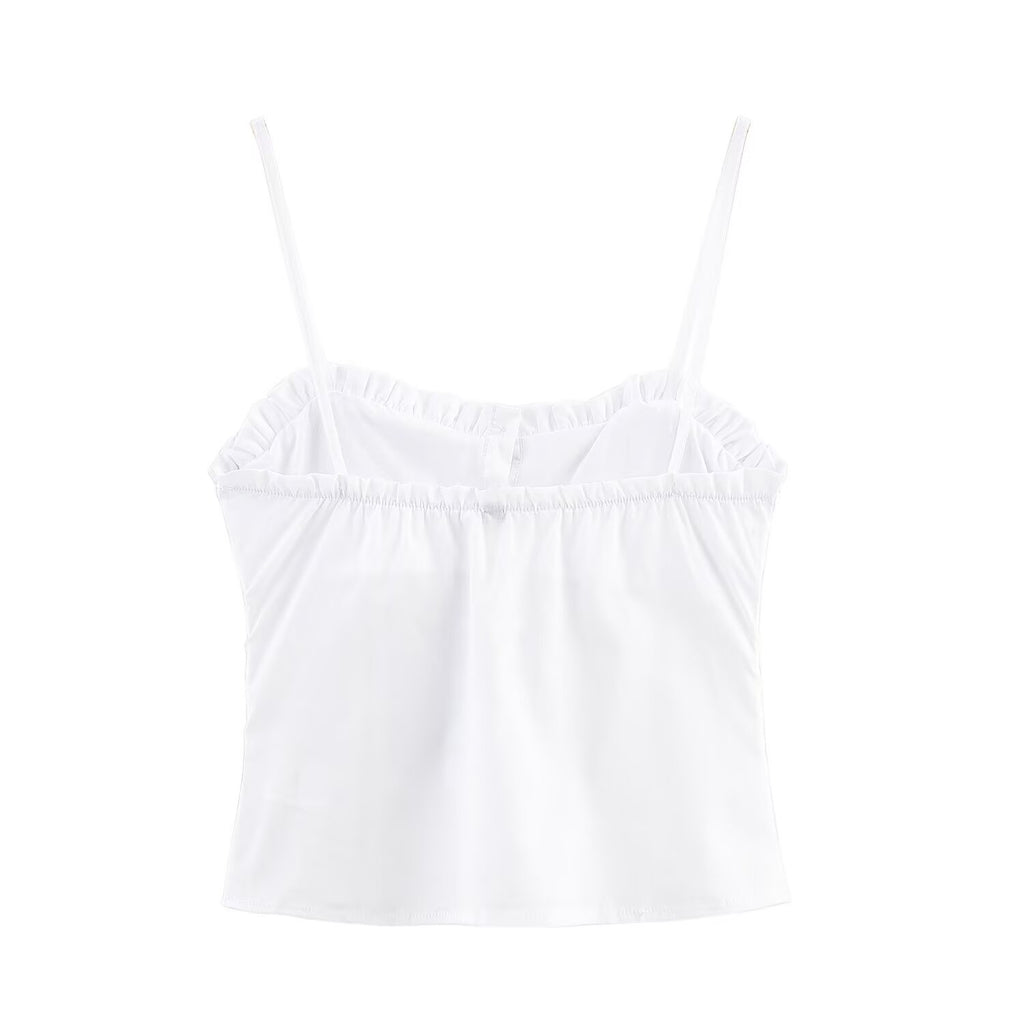 Women's Autumn Women Clothing French Design Embroidered Top