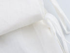 Women's Embroidered Bow Detail Crew Neck Top
