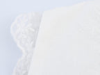 Women's Embroidered Bow Detail Crew Neck Top