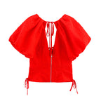 Women's Puff-Sleeve Top