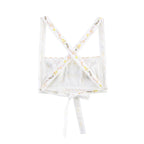 Women Clothing Floral Embroidery Short Camisole Top Small Vest