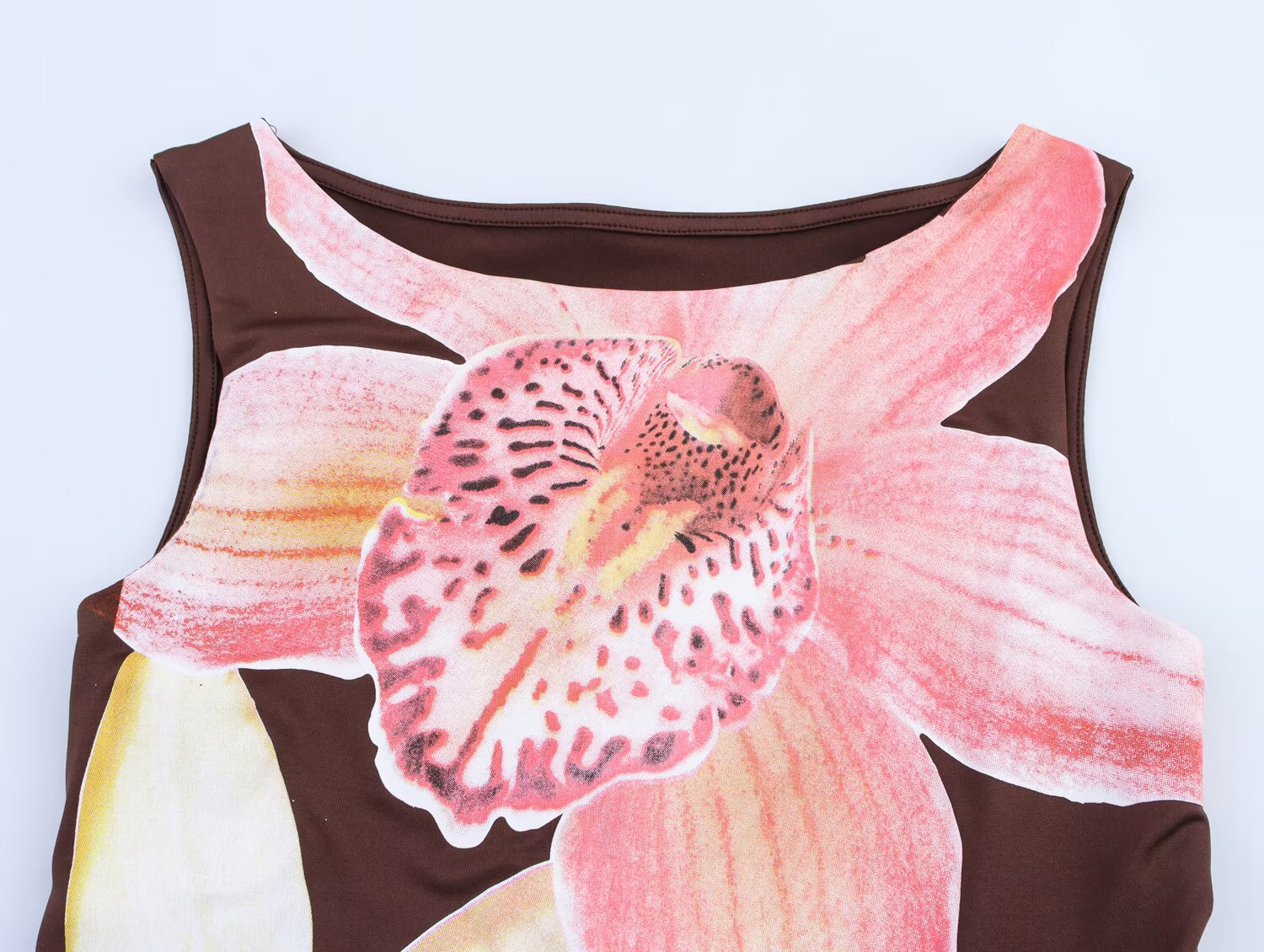 Women's Summer Women Clothing Fashionable Simple Floral Printed Nylon Top