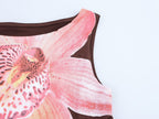 Women's Summer Women Clothing Fashionable Simple Floral Printed Nylon Top