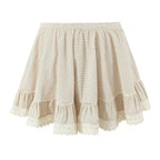 Women's Summer French Retro Plaid Vest and Skirt Two-Piece Set