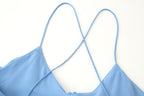 Women's Halter Ruffle Backless Dress