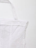 Embroidered Poplin Top
