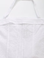Embroidered Poplin Top