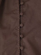 Lace Button Cutout Maxi Dress