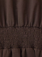 Lace Button Cutout Maxi Dress