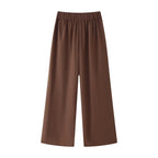 Summer Simple Casual Laid Back Loose Cotton Linen Solid Color Set