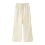 Summer Casual Sleeveless Embroidered Top Set