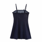 Washed Shoulder Strap Adjustable Washed Denim Shorts Suspender