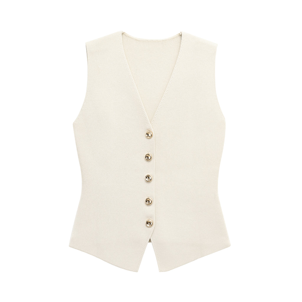 Beige Vest