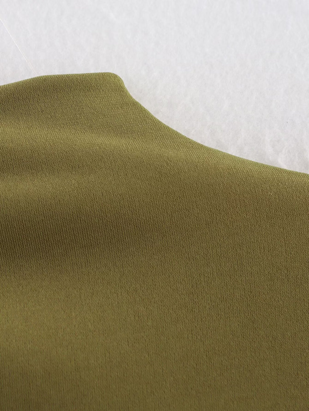 Women's Asymmetric Ruched Split Mock Neck Top