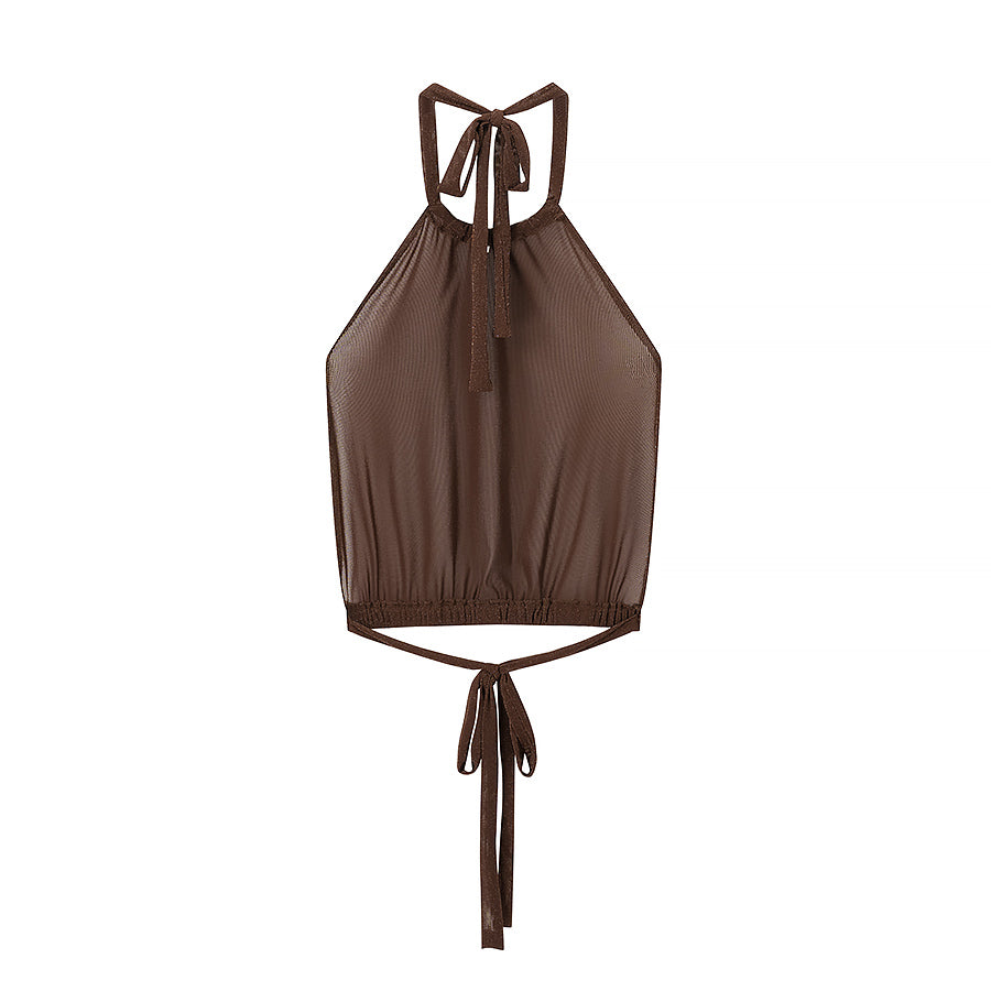 Women's Cropped Top And Skirt Two-Piece Set