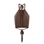 Women's Cropped Top And Skirt Two-Piece Set