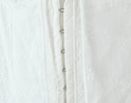 Women's Embroidered Floral Cotton Square-Neck Dress