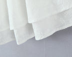 Women's Embroidered Floral Cotton Square-Neck Dress