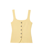 Women's Square Neck Button Knit Camisole