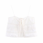 Women's Lace Hollow Out Cutout Out Embroidery Short Small Sling